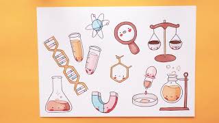 10 doodles ideas all about SCIENCE🔬 🔬 [upl. by Erik]