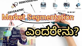 What is market segmentation explained in Kannada Definition and meaning of market segmentation [upl. by Cassandra]