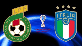 LIVE REACTION QUALIFICAZIONE MONDIALI LITHUANIAITALIA FORZAZZURRI [upl. by Campman]