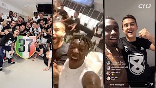 Juventus Campione DItalia 20182019  I FESTEGGIAMENTI NELLO SPOGLIATOIO  CHJ [upl. by Niarb]