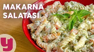 Çok Pratik Makarna Salatası Tarifi  Salata Tarifleri  Yemekcom [upl. by Mordy6]