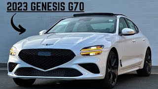 2023 Genesis G70 FULL DETAILED REVIEW [upl. by Lubbi211]