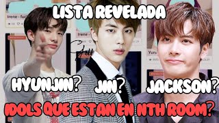 REVELAN LISTAS DE IDOLS QUE PARTICIPARON EN NTH ROOM kpop bts blackpink aespa newjeans illit [upl. by Asilef]