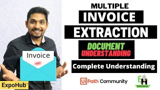 Uipath Invoice Extraction PDF AUTOMATION 2021 COMPLETE TUTORIAL Using Document Understanding [upl. by Hess230]