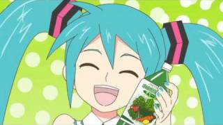 Hatsune Miku  Vegetable Juice Po Pi Po with English lyrics [upl. by Lynch]