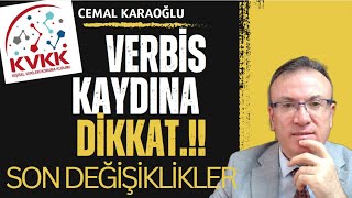 KVKK  VERBİS KAYDINA DİKKAT 6698 SON DEĞİŞİKLİKLER [upl. by Tound976]