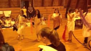 Greek dance Chiotikos performed by Wiscasset Middle School [upl. by Lahey]