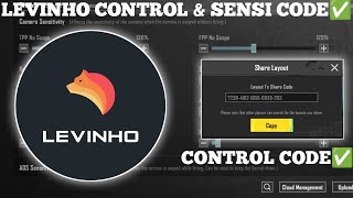 2024 LEVINHO SENSITIVITY SETTINGS  LEVINHO CONTROL CODE  levinho 5 finger CONTROL ZONE [upl. by Atwater218]