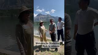 Welcome to Waterton Park in Alberta subscribers reelsinyoutube reels alberta viralvideo [upl. by Lilah]