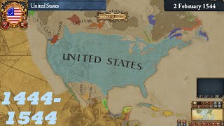 Modern Day United States in 100 Years EU4 Timelapse [upl. by Adamsen]