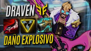 PROBAMOS LA NUEVA BUILD DE DAÑO EXPLOSIVO de DRAVEN  WILD RIFT  SEBSSGG [upl. by Disharoon315]