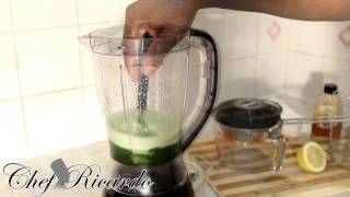 Watercress Drink With Lemon amp Honey Ginger Caribbean Chef  Recipes By Chef Ricardo [upl. by Mokas]