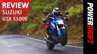 Suzuki GSX S1000  Review  PowerDrift [upl. by Ecnerrat]