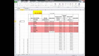 EXCEL İLE BASİT MAAŞ HESAPLAMA TABLOSU1 [upl. by Eseuqcaj]