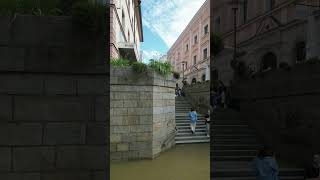 flooded Passau Germany 🇩🇪 June 2024 [upl. by Ettolrahs]