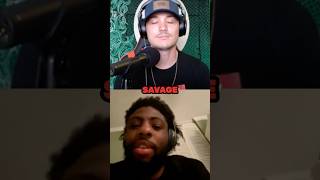 Straight SAVAGE 😱🤯 mma ufc savage podcast interview clips shorts [upl. by Yks4]