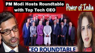 World Top CEO Roundtable with PM Modi Shows Modis Power PM Shahbaz meet with Mohamed Muizzu [upl. by Malinin]