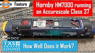 Hornby HM7000 TXS Sound Decoder on Accurascale Class 37  How well does it work [upl. by Aedni]