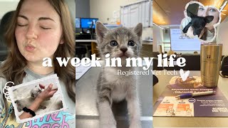 REGISTERED VETERINARY TECHNICIAN VLOG UCDavis Days at Work New Puppy [upl. by Akeinahs]