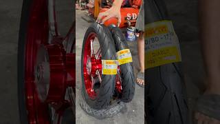 PIRELLI DIABLO ROSSO SPORT UKURAN 9080 amp 8080 ring 17 banmotor djoyoban pirelli sidoarjo [upl. by Calandra]