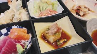 Tanabe Japanese Restaurant NIGIRI SUSHI Bento set GINDARA KAKU Manila foodtrip foodielife [upl. by Stilu159]