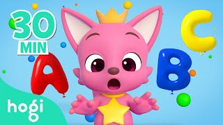 ABC Song with Balloons and More｜Nursery Rhymes｜Learn ABC｜Hogi Pinkfong [upl. by Melly]