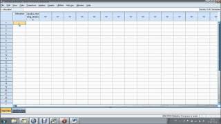 SPSS Entering Data ANOVA [upl. by Green114]