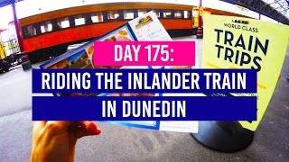 DAY 175 🚃 Dunedin Inlander Train Ride  Taieri Gorge  New Zealand Travel [upl. by Boleslaw]