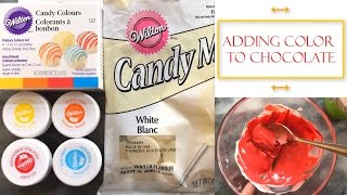 How to Color Chocolate  Simple Tips [upl. by Newhall]