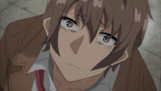 sakuta breaks down and cry  Bunny Girl senpai hey that rhymed [upl. by Mw]