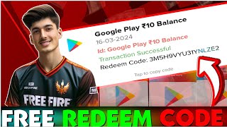 Free Fire Redeem Code Today 🔥 Free Redeem Code 💎😱 2000₹ Free Redeem Code 😎 freefire redeemcode [upl. by Noraed]