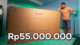 Rasanya pake TV TERBAIK dari Sony 🤤  Unboxing BRAVIA 9 Indonesia [upl. by Renrut]