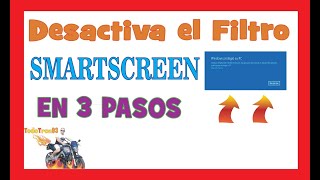 Cómo desactivar el filtro SmartScreen en Windows 10 y 11✌️ en 3 sencillos pasos bien explicado😉 [upl. by Neirol]