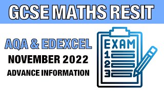 Resitting Your Maths GCSE This November 2022  Key Topics To Revise For Each Paper  GCSE Maths [upl. by Sandler]