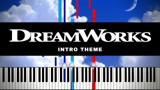 DreamWorks Animation Intro 2004  Piano Tutorial [upl. by Agler137]