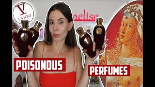 RED COLLECTION by V CANTO REVIEW PERFUMES INSPIRED BY POISONS OF LUCREZIA BORGIA Tommelise [upl. by Tyrone]