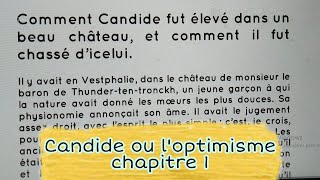 candide chapitre 1 explication mot par mot 2 Bacشرح مفصل كلمة بكلمة الثانية باك أحرار والرسميين [upl. by Llertnad436]