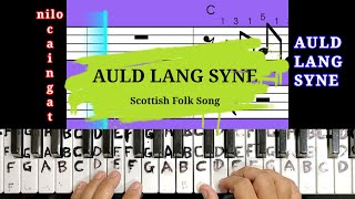 Auld Lang Syne Scottish Folk Song piano cover song chord style 2 [upl. by Denny]