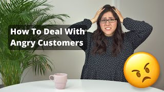 How to Deal With Angry Customers – 8 Tips and Examples [upl. by Seessel]