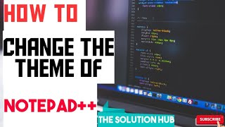 how to change notepad theme into dark theme  convert notepad into dark [upl. by Dixie212]