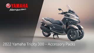 2022 Yamaha Tricity 300  Accessory Packs [upl. by Ardeha402]