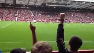 Shinji Kagawa debut goal for Manchester United  Fans Footage [upl. by Leelahk]