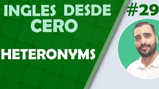 🤯 HETERONYMS ✔️ Misma PALABRA con diferente PRONUNCIACION Y SIGNIFICADO 🤯 [upl. by Aiet]