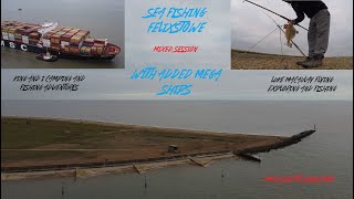 Sea Fishing Felixstowe  mixed session with added huge container ships A Youtube Collaboration [upl. by Vivyanne942]