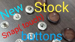 new stock snap touch buttonssnapbutton fashion buttoncollection youtubevideo viralvideo [upl. by Alac964]