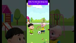 Tiểu Bảo nói dối nhà Đầu To bị cháy HaiHoatHinh CartoonFunny GiaiTriTreEm HoatHinhChoBe shorts [upl. by Eceinal]