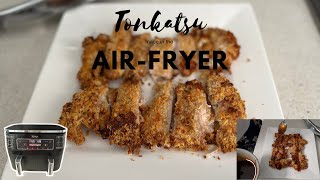 Tonkatsu Made in Airfyer I Home Cooking I Bormann Family Vlog [upl. by Esyli]