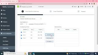 RAID LEVEL CREATION IN LENOVO XCLARITY CONTROLLER [upl. by Brunella]