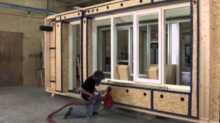 Prefab PassiefGevels in HSB met biobased isolatie en afwerking [upl. by Knorring]