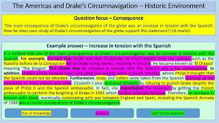 Historic Environment  The Americas and Drakes Circumnavigation Guide to Exam  GCSE History AQA [upl. by Emmanuel]